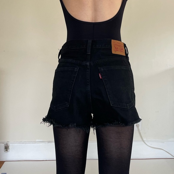 Black Levi’s Jean Shorts - Picture 1 of 6